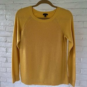 TALBOTS Cotton Blend Crew Neck Pullover Sweater